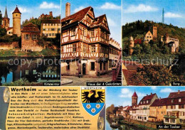 72715900 Wertheim Main Kittsteintor Haus Der 4 Gekroenten Burg Tauberpartie Wert - Wertheim