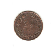 530/ Pays-Bas : 2 1/2 Cent 1884 - 1849-1890 : Willem III