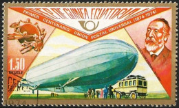 Equatorial Guinea 1974 - Mi 386A - YT 46E ( Centenary Of UPU - Zeppelin ) - Zeppeline