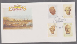 Australia 1983 - Explorers First Day Cover - Cancellation Campbelltown SA - Lettres & Documents