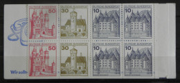 Carnet De 8 Timbres Deutsche Bundespost Neuf, Plié - 1951-1970