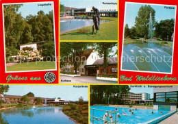 72713117 Bad Waldliesborn Fontaene Kurzentrum Liegehalle Kurparksee Freibad Bad  - Lippstadt