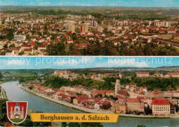 72713112 Burghausen Salzach Fliegeraufnahmen Neustadt Und Altstadt Burghausen - Burghausen