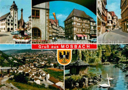 72713111 Mosbach Baden Fachwerk Schwaene Kirche Mosbach - Mosbach