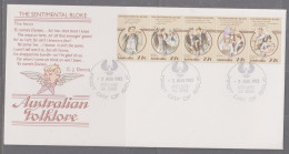 Australia 1983 - Sentimental Bloke First Day Cover - Cancellation Adelaide SA - Briefe U. Dokumente