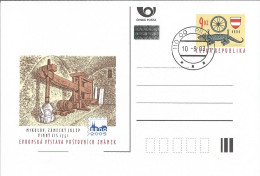 CDV 85 And 88 Czech Republic Brno Stamp Exhibition 2005 - Wine Press Of Mikulov, Wine Cellars In Brno 2003 Crocodile - Vinos Y Alcoholes
