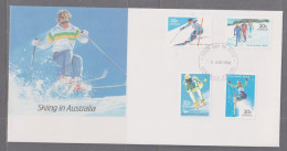 Australia 1984 - Snow Skiing First Day Cover - Cancellation Armadale SA - Brieven En Documenten