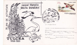 Environmental Protection Day BIRDS  DUCKS COVERS PMK 1993, ROMANIA - Entenvögel