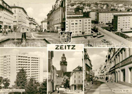 72712317 Zeitz Leninstrasse Blick Vom Zwillingswohnhochhaus Wendische Strasse Ra - Zeitz