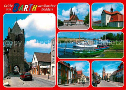 72711992 Barth Teilansichten Tor Marktplatz Kirche Hafen Am Barther Bodden Barth - Barth