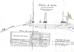 Plan Station De Wiltz - 01.05.1931 - Altri Disegni