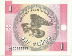 KYRGYZSTAN - 1 Tyiyn - ND ( 1993 ) - Pick 1.a - UNC. - Série 14/CH - Kirguistán