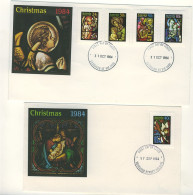 Australia 1984 - Christmas X 2 First Day Cover - Cancellation - - Briefe U. Dokumente