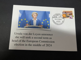 21-2-2024 (4 X 47) Ursula Van Der Layen Will Seek A Second Term As Head Of European Commission (EU) - Femmes Célèbres