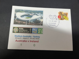 21-2-2024 (4 X 47)  3 Covers - FIFA Women's Football World Cup 2023 - Ireland Matches - Other & Unclassified