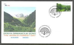 2006 TURKEY THE WORLD FOREST DAY FDC - FDC