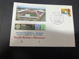 21-2-2024 (4 X 47) 3 Covers - FIFA Women's Football World Cup 2023 - Morocco Matches - Andere & Zonder Classificatie