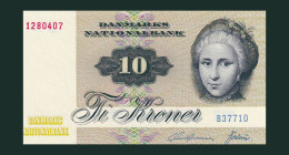 # # # Banknote Dänemark (Denmark) 10 Kroner 1972 (P-48) UNC # # # - Dänemark