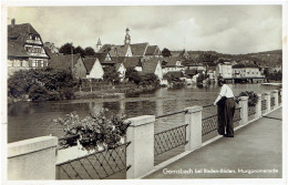 Alte Postkarte GERNSBACH Bei Baden-Baden / Murgpromenade - Gernsbach