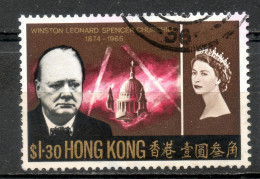 China Chine : (834) 1966 Hong Kong - Commémoration De Churchill  SG220(o) - Autres & Non Classés