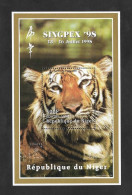 SE)1998 GUINEA, YEAR OF THE TIGER, SINGPEX 98', SS, MNH - Äquatorial-Guinea