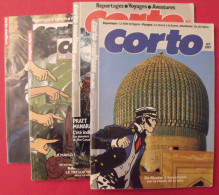 4 Revues Corto Maltese N° 1,2,6,7 De 1985-1986. Hugo Pratt, Milo Manara, Franc, Terrasse - Autres & Non Classés