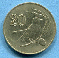 CYPRUS - 20 Cents 1985 - KM# 57.2 * Ref. 0042 - Chipre