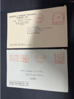 21-2-2024 (4 X 49) Australia Cover X 2 - 1950's (with Slogan Advertising) - Cartas & Documentos