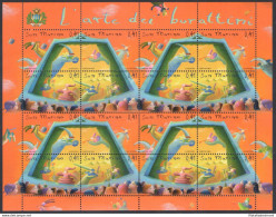 2003 San Marino, Arte Dei Burattini, N. 1954-57 - Minifoglio Di 4 Blocchi, MNH** - Blocs-feuillets