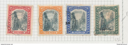 1901 BAHAMAS - SG 58/61 - Queen's Staircase - Nassau - 4 Valori - USATI - Andere & Zonder Classificatie