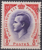 1955 Monaco ° Mi:MC 507, Sn:MC 335, Yt:MC 422, Prince Rainier III (1923-2005) - Usados