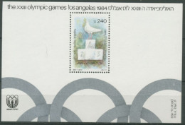 Israel 1984 Olympische Sommerspiele Los Angeles Block 26 Postfrisch (C70276) - Blocks & Sheetlets