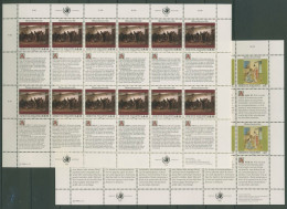 UNO Wien 1990 Erklärung Menschenrechte (II) 108/09 ZD-Bogen Postfrisch (C13943) - Blocs-feuillets