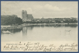 Prenzlau Gesamtansicht über Den Uckersee, Gelaufen 1904 (AK2498) - Prenzlau