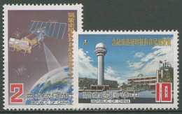 Taiwan 1981 Wettersatelliten-Erdstation In Taipeh 1373/74 Postfrisch - Unused Stamps
