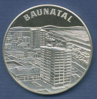 Stadt Baunatal, Silbermedaille O. J., 40 Mm, 30,11 G, PP (m3551) - Other & Unclassified