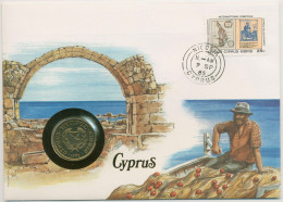 Zypern 1985 Torbogen Numisbrief 20 Cent (N259) - Zypern