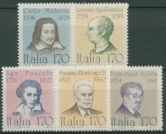 Italien 1979 Persönlichkeiten 1652/56 Postfrisch - 1971-80: Neufs