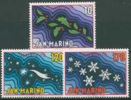 San Marino 1978 Weihnachten 1169/71 Postfrisch - Neufs