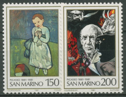 San Marino 1981 Pablo Picasso Gemälde 1242/43 Postfrisch - Unused Stamps