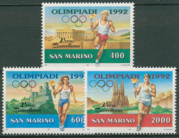 San Marino 1991 Olympische Sommerspiele'92 Barcelona 1474/76 Postfrisch - Unused Stamps