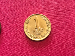 Münze Münzen Umlaufmünze Chile 1 Peso 1990 - Cile