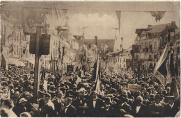 Binche Congrès Eucharistique 1928 - Le Salut Pontifical La Consècration De La Vue D'ensemble - Binche