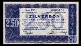 # # # Banknote Niederlande (Netherlands) 2,50 Gulden 1938 UNC # # # - 2 1/2 Florín Holandés (gulden)