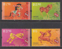 2014 Hong Kong Year Of The Horse Complete Set Of 4 MNH @ FACE VALUE - Ungebraucht