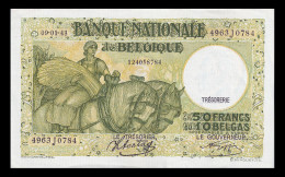 # # # Banknote Belgien (Belgium) 50 Francs 1943 AUNC- # # # - 50 Francs-10 Belgas