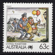 AUSTRALIA 1988 LIVING TOGETHER  " 63c POLICE " STAMP MNH - Mint Stamps