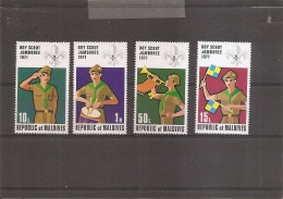 Scoutisme ( 388/391 XXX -MNH - Des Maldives ) - Unused Stamps