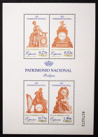 España Spain 2004  Patrimonio Nacional  Relojes  HB  Block  Mi BL136  Yv BF135  Edi 4071  Nuevo New MNH ** - Orologeria