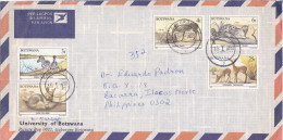 From Botswana To Philippines - 1988 - Botswana (1966-...)